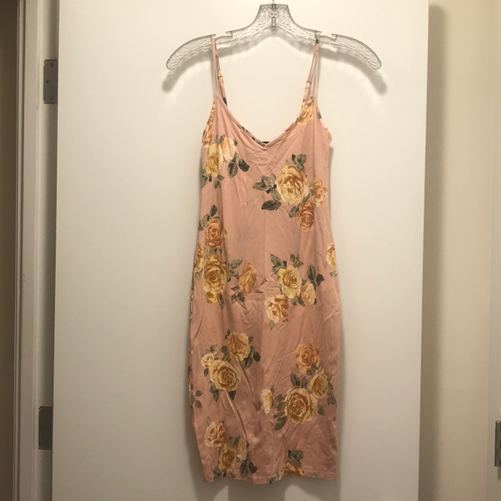 Pink summer mini dress. Size S.